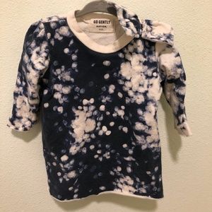 GO GENTLY NATION Ruffle shoulder dress 6-12months